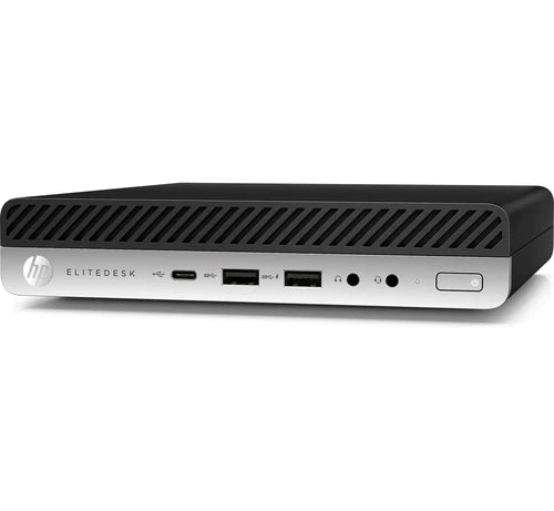 HP EliteDesk 800 G4 Desktop Mini i5-8500T [Hexa] 2.10GHz USB-C 16GB DDR4 256GB NVMe